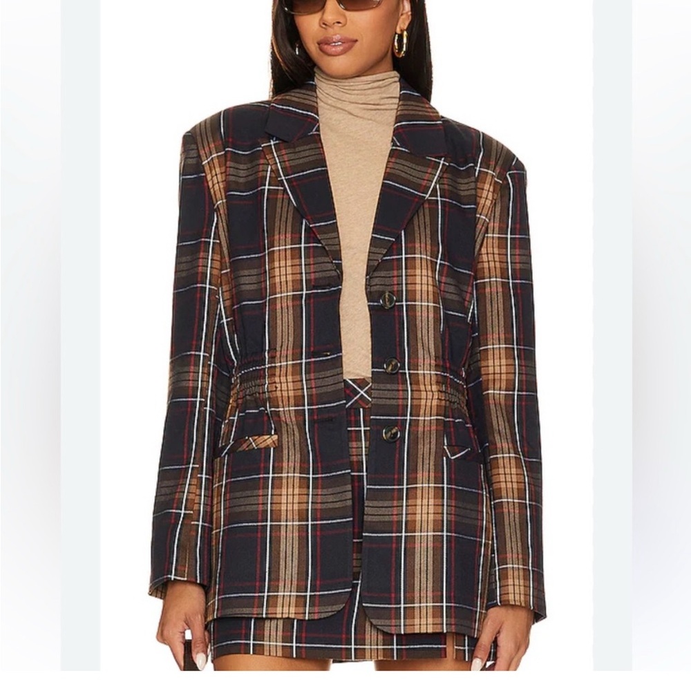 Plaid Women's Blazer